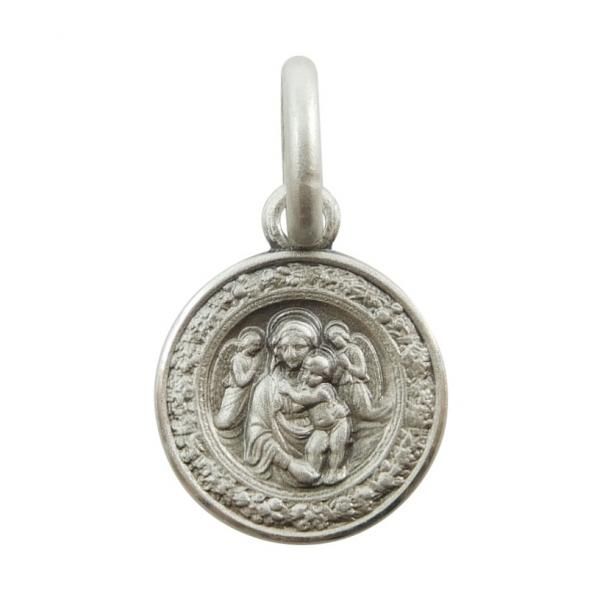 シルバーエナメル犬の置物イタリアフィレンツェ