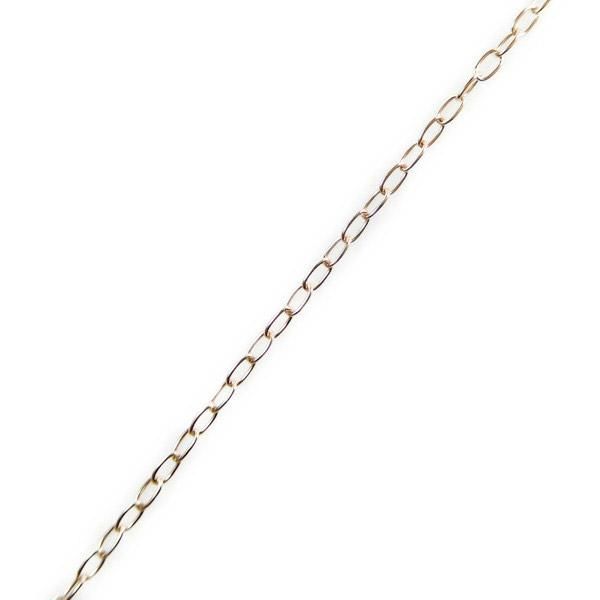 チェーンネックレス フリーアジャスター 45cm アズキ 幅0.9mm K10ピンクゴールド - キリスト教聖品アクセサリー専門店 -THE  SACRED SECRET-