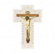 ホーリーカード レース  イエス・キリスト 磔刑 十字架 イタリア製