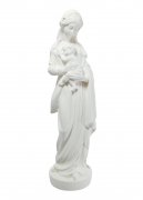 聖母子 聖像  白 卓上 置物 雑貨 フランス製