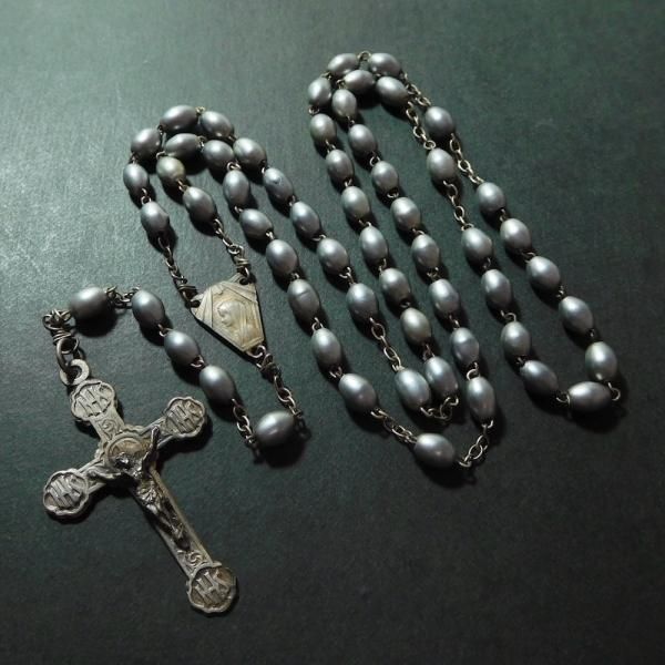 ヴィンテージ ロザリオ IHS - キリスト教聖品アクセサリー専門店