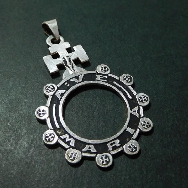 フィンガー ロザリオ エルサレム十字 アンティーク ペンダント ルルド キリスト教聖品アクセサリー専門店 The Sacred Secret フィンガー ロザリオ エルサレム十字 アンティーク ペンダント ルルド キリスト教聖品アクセサリー専門店 The Sacred Secret