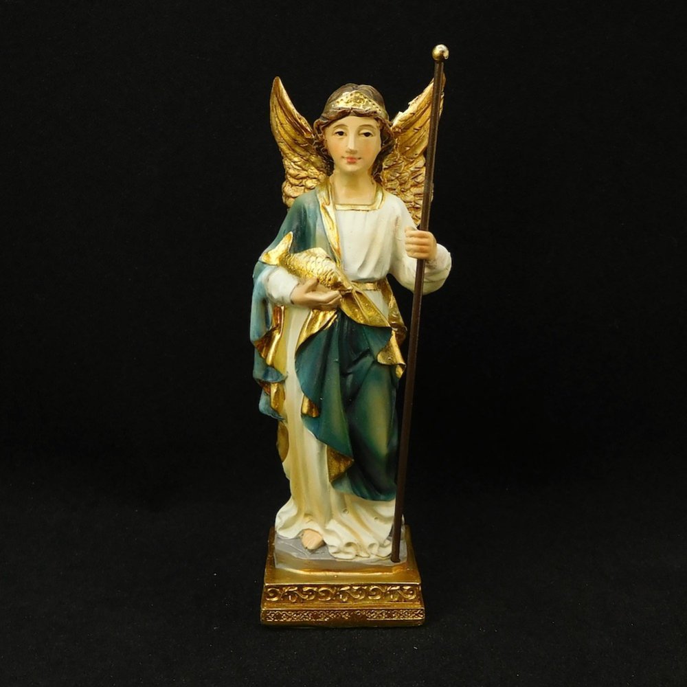 大天使 ラファエル 聖像 卓上 置物 - キリスト教聖品アクセサリー専門 