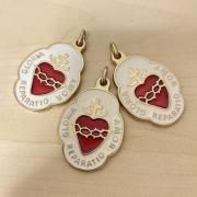 【訳あり】聖心 エナメル メダイ L  ペンダント イタリア製<img class='new_mark_img2' src='https://img.shop-pro.jp/img/new/icons41.gif' style='border:none;display:inline;margin:0px;padding:0px;width:auto;' />