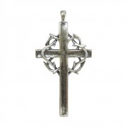 茨の冠 十字架  クロス ペンダント  シルバー
