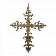 ヨーロピアン 十字架  クロス ペンダント  ブロンズ