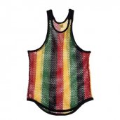 MARINA VEST STRIPE Yardies fit / ROUND HEM