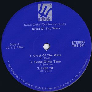 KENO DUKE-CONTEMPORARIES / CREST OF THE WAVE - Online Record Shop