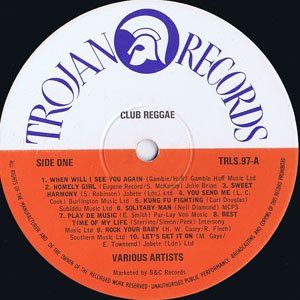 V.A / CLUB REGGAE - Online Record Shop - Domicile Records