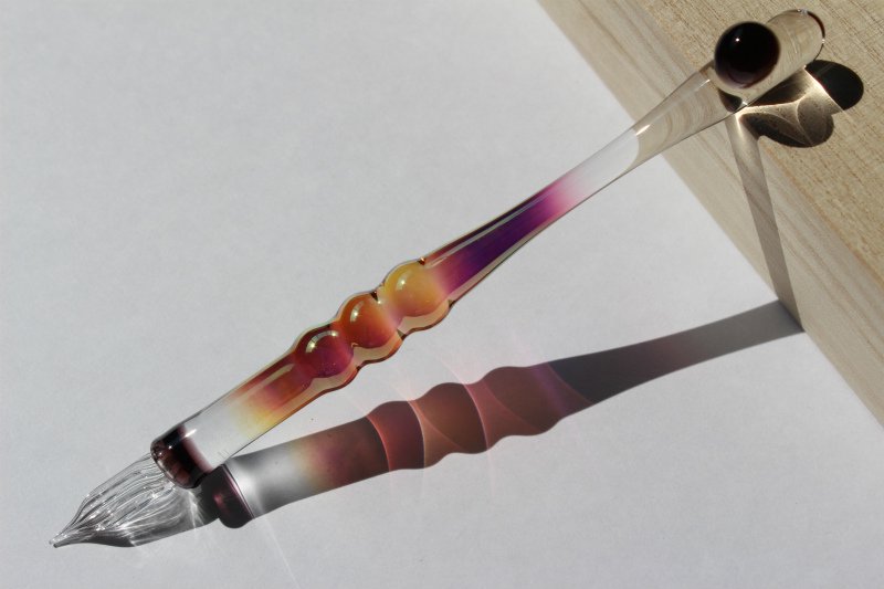 glass pen,ガラスペン硬質ガラスペン,アウトサイド,細波- 硬質ガラスペン＆ガラスアクセサリー | 川西硝子のショップ