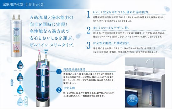 サンライフ ～ＳｕｎＬｉｆｅ～ メイスイ製 浄水器 Ge-1Z・FAS