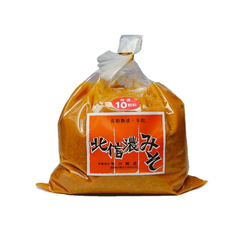 北信濃みそ（10割こうじ） 4kg（1kg×4袋） - 信州味噌｜北信濃みそ直販