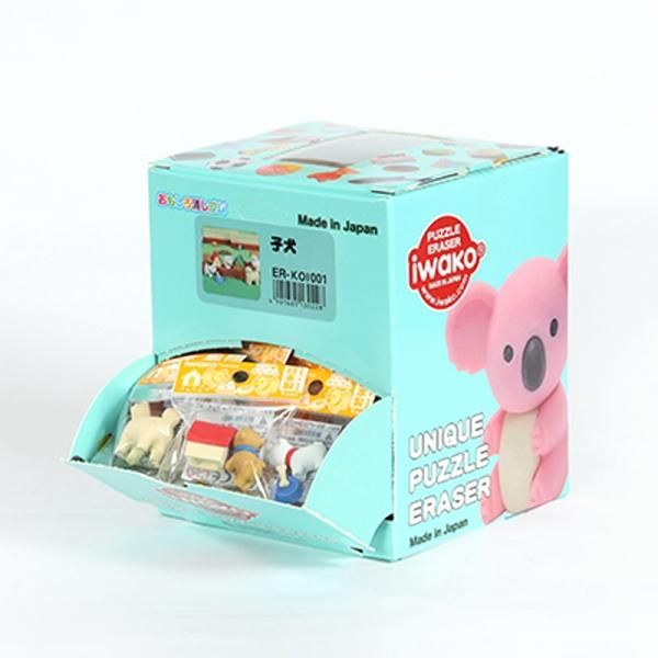 おもしろ消しゴム こいぬ（単価￥33）60入 - 株式会社田辺玩具