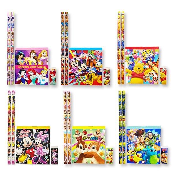ディズニー カラフル4点文具セット（単価￥52）25入 - 株式会社田辺