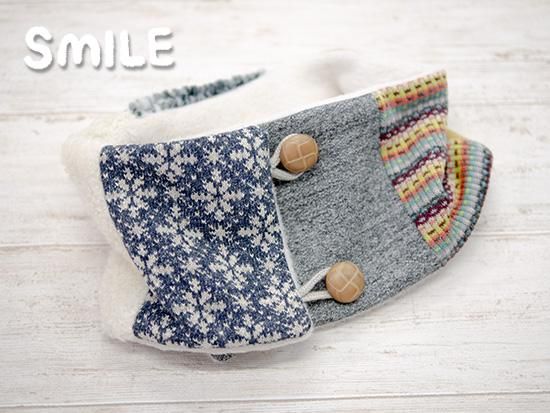 ミニパッチワークネックウォーマーキットb ニット生地の通販 Smile ミニパッチワークネックウォーマーキットb ニット生地の通販 Smile