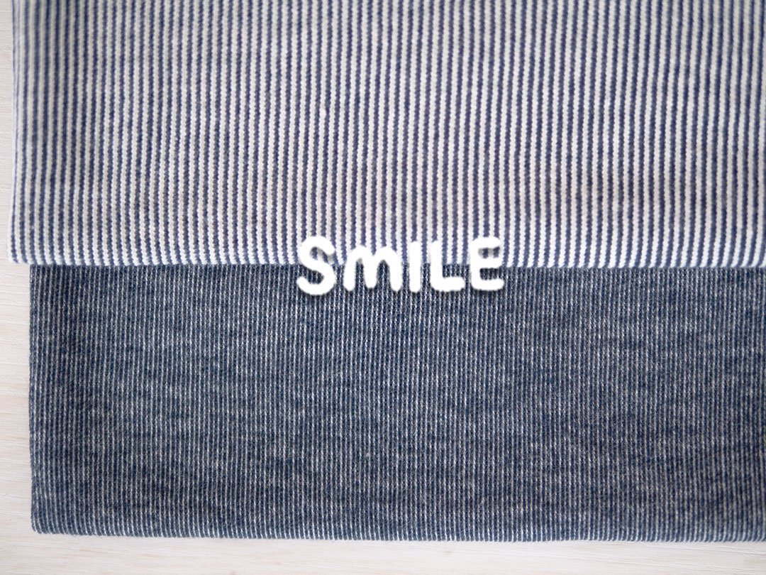 smile デニムニット