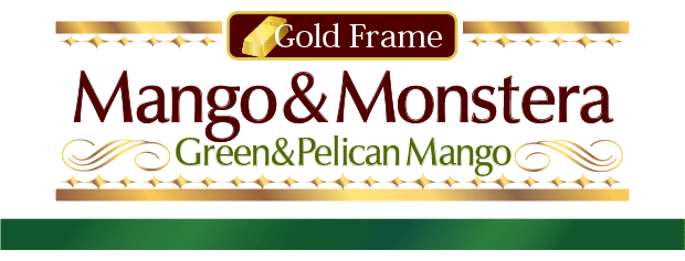 Mango&Monstera� Green&Pelican Mango