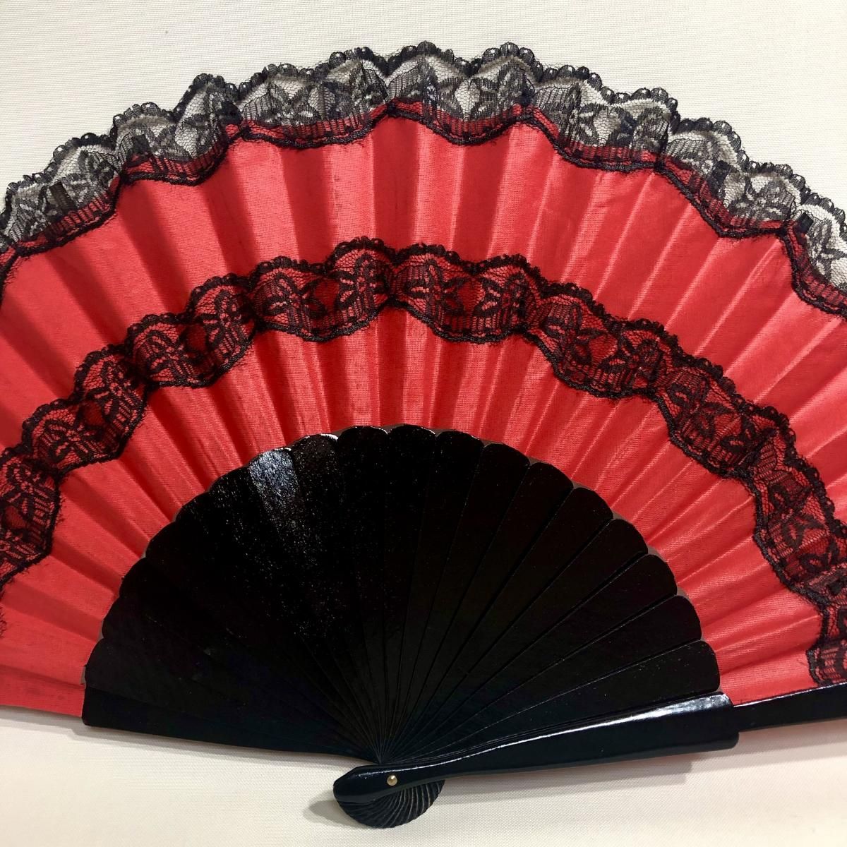 【お買得】 バイレ用32cmアバニコ スペインから直輸入 - ツートンレース フラメンコ