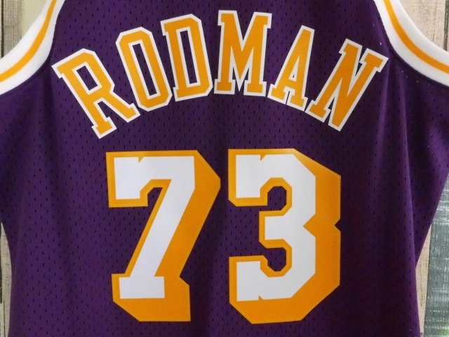 競売 90s rodman ユニフォーム デッドストック jordan レイカーズ