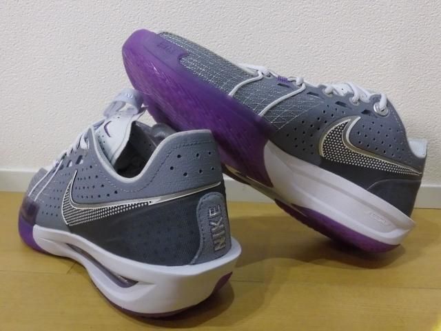 Nike バスケットボールシューズ　GTカット3グレー　定価28000 GTカット3 EP グレー紫 海外直輸入 - バスケットボール専門