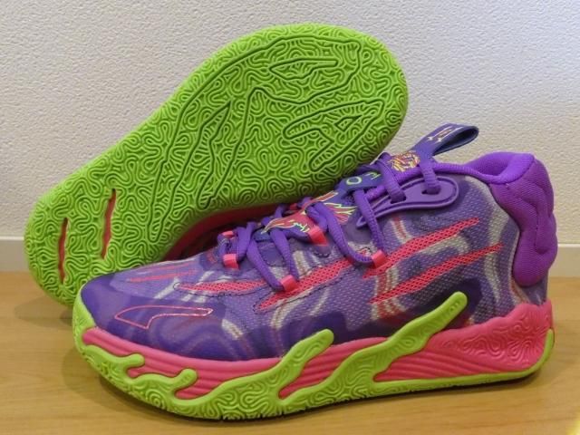 バスケットボールシューズ　ラメロボール PUMA プーマ MB.03 LO LAVA 310847 ラメロ・ボール メンズ