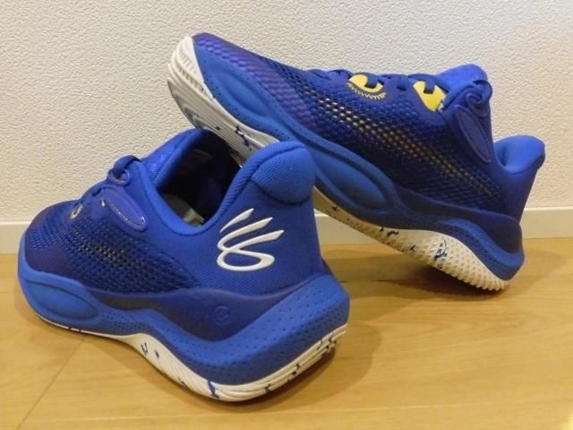 CURRY バスケットボールシューズ 青/白 CURRY バスケットボールシューズ 27.5cm - メルカリ