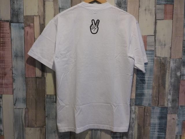 人気デザイナー DEUCE ピース Tシャツ 白 - バスケットボール専門店【DOPE ウェア