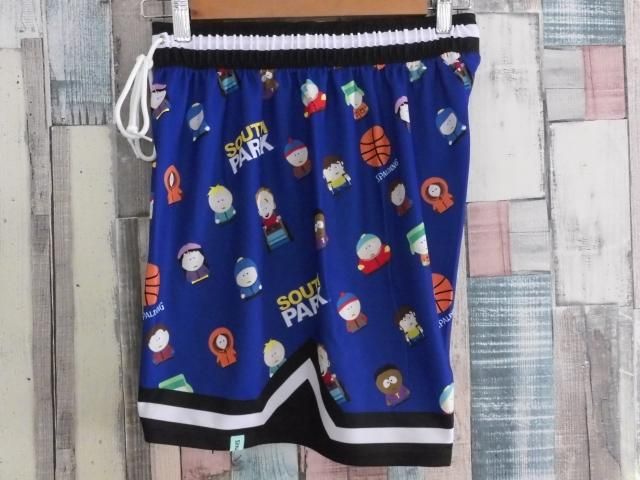 サウスパーク バスケットパンツ フィールズ ナイス 紺色 spaldng