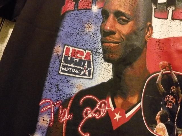 ケビン ガーネット アメリカ代表 ドリームチーム Tシャツ