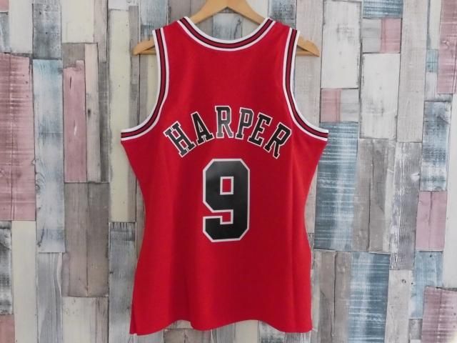 ロン ハーパー 復刻版 ブルズ時代 スィングマンユニホーム 赤白