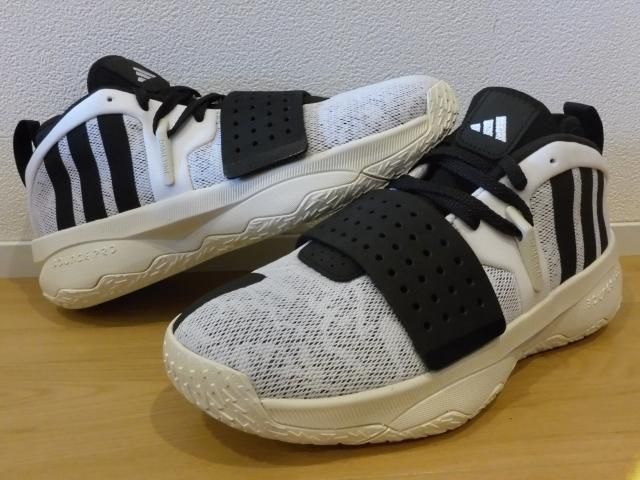 DAME8 ブラック/ホワイト バスケットシューズ adidas アディダス DAME 8 EXTPLY （フットウェアホワイト/コア