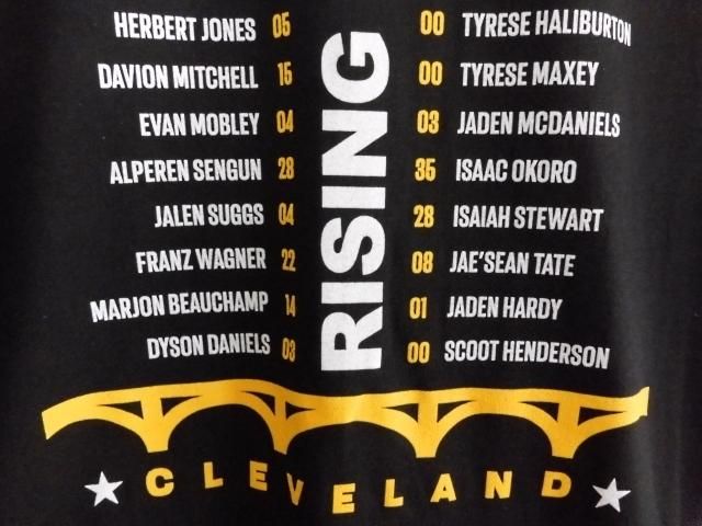 ＮＢＡオールスター２０２２ ライジングスターズ 記念Ｔシャツ 黒 海外