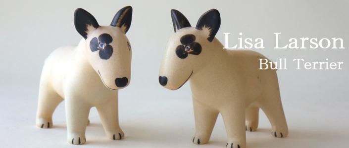 Lisalarson リサラーソン Bullterrier ブルテリア 左 Puentopuenta プエントプエンタ 器 うつわ と暮らしのセレクトショップ