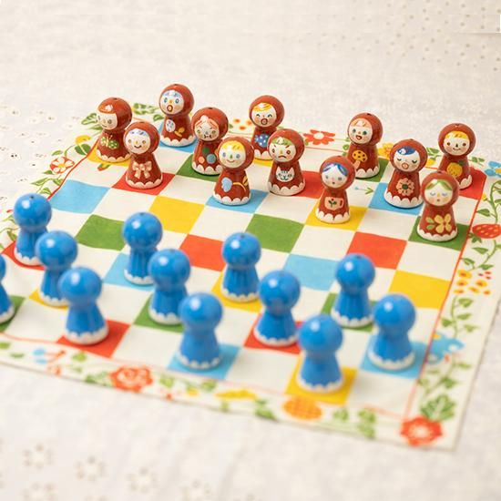 maminka Checker game - マトリョーシカ・白木のお店『マミンカ』
