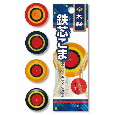 「金運」コマ　工芸品　特注品で非売品 木製 鉄芯コマ 紐付き 池田工業社 こま コマ 昔懐かしい 和風玩具
