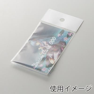 OPPクリスタルパック クリアヘッダー付 １ 100枚】HEIKO クリスタルパック ヘッダー付き OPP袋 透明 幅3×高