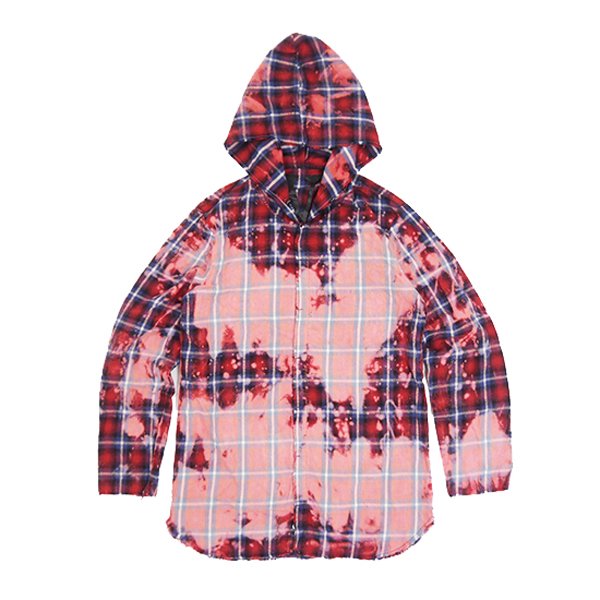 red flannel with hood