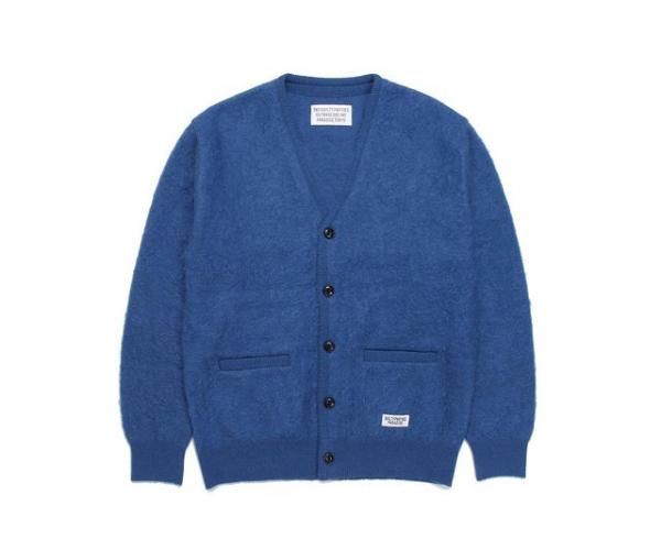 購入 WACKO MARIA 21SS MOHAIR CARDIGAN BLUE ecousarecycling.com