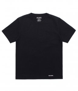 WACKOMARIA/ワコマリア/BLANKLINE/HEAVY WEIGHT CREW NECK T-SHIRT(BLACK)/クルーネックTシャツ