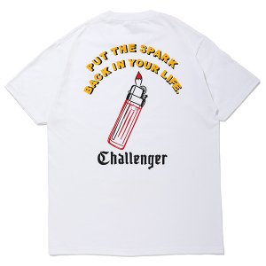 <img class='new_mark_img1' src='https://img.shop-pro.jp/img/new/icons47.gif' style='border:none;display:inline;margin:0px;padding:0px;width:auto;' />CHALLENGER/チャレンジャー/2021SS/PUT THE SPARK TEE(WHITE)/Tシャツ