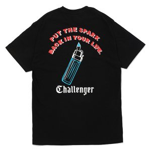 <img class='new_mark_img1' src='https://img.shop-pro.jp/img/new/icons47.gif' style='border:none;display:inline;margin:0px;padding:0px;width:auto;' />CHALLENGER/チャレンジャー/2021SS/PUT THE SPARK TEE(BLACK)/Tシャツ