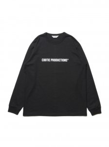 COOTIE PRODUCTIONS/クーティープロダクションズ/2021SS/Print L/S Tee (COOTIE LOGO)(BLACK)/ロングスリーブTシャツ