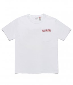 WACKOMARIA/ワコマリア/2021FW/USA BODY CREW NECK POCKET T-SHIRT ( TYPE-3 )(WHITE)/Tシャツ