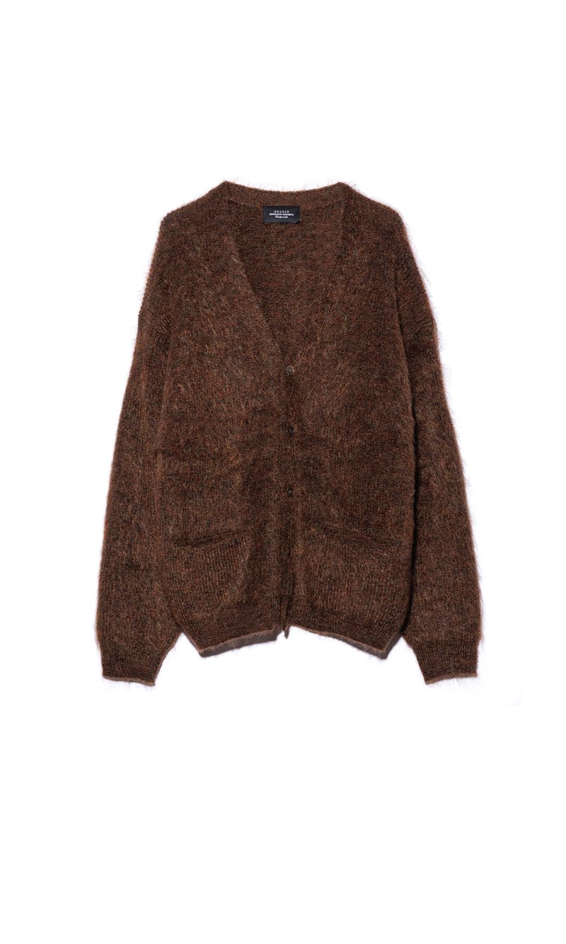 UNUSED/アンユーズド - US2271-mohair knit cardigan(BROWN) - Valley