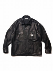 COOTIE PRODUCTIONS/クーティープロダクションズ/【送料無料】2022AW/Leather Coverall/レザーカバーオールの商品画像