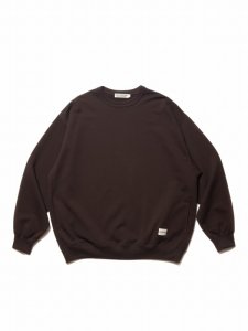 COOTIE PRODUCTIONS/クーティープロダクションズ/【送料無料】2022AW/Inlay Sweat Crew(BROWN)/クルーネックスウェットの商品画像