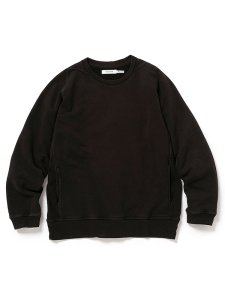 nonnative/ノンネイティブ/【送料無料】41th Collection/DWELLER CREW L/S PULLOVER COTTON SWEAT OVERDYED VW(BLACK)の商品画像