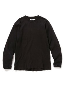 nonnative/ノンネイティブ/【送料無料】41th Collection/DWELLER L/S TEE COTTON THERMAL OVERDYED VW(BLACK)/サーマルの商品画像