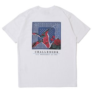 CHALLENGER/チャレンジャー/2022AW/ROSE BANDANA TEE(WHITE)/Tシャツの商品画像