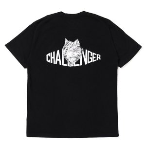 CHALLENGER/チャレンジャー/2022AW/WOLF LOGO TEE(BLACK)/Tシャツの商品画像
